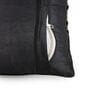 Black Velvet Polyester Cushions & Pillows Cover (Set of 5)