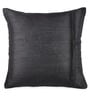 Black Velvet Polyester Cushions & Pillows Cover (Set of 5)