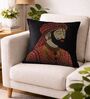Black Velvet 16 x 16 Inches King Print Swarovski Cushion Covers