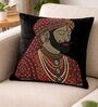 Black Velvet 16 x 16 Inches King Print Swarovski Cushion Covers