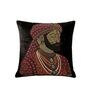 Black Velvet 16 x 16 Inches King Print Swarovski Cushion Covers