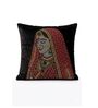 Black Velvet 16 x 16 Inches Queen Print Swarovski Cushion Covers