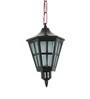 Black Victorian Single-light Steel Ceiling Pendant Hanging Light