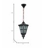 Black Victorian Single-light Steel Ceiling Pendant Hanging Light