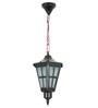 Black Victorian Single-light Steel Ceiling Pendant Hanging Light