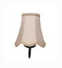 Black Wall Light   Beige Jute Shade | Contemporary Home Decor