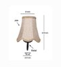 Black Wall Light   Beige Jute Shade | Contemporary Home Decor