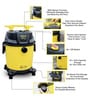 Black Wet & Dry Vacuum Cleaner Accessory Set