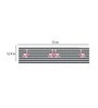 Pinto (13x72) White & Black Polyester Table Runner