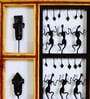 Wrought Iron Hanging Framed Wall Art In Black
