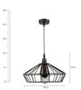 Xeon Black Metal Hanging Light