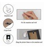 Set of 12 Black Wood Collage Photo Frames