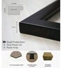 Set of 12 Black Wood Collage Photo Frames
