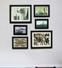 Set of 6 Black Wood Collage Photo Frames