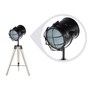 Black Wood Tripod Table Lamp