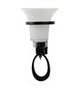 Black Wood Wall Light
