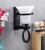 Black Wood Wall Light
