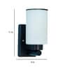 Volga Black Wood Wall Sconces