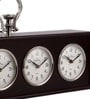 Black wooden timer clock
