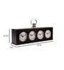 Black wooden timer clock