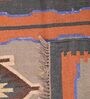 Black Wool & Jute Geometric 72 x 48 Inches Hand Woven Dhurries