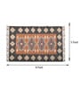 Black Wool & Jute Abstract 96 x 60 Inches Hand Woven Dhurries