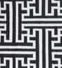 Black Wool 5 ft X 8 ft Hand Woven Dhurrie