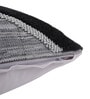 Black Wool Tufted Geometric 46x46 inches Cushion Covers Set of 2
