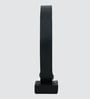 Black Yoga Figurine Meditation | Resin Material | On Base used Felt for Grip and Table Protect | Ideal for Table Decor and Shelves Showpiece