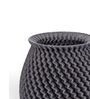 Black Zesty Zig 3D Vase