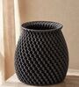 Black Zesty Zig 3D Vase