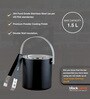 304 Food Grade Stainless Steel Ice Bucket with Tong