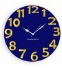 Blacksmith Classic Dark Blue With Golden Numbers Wall Clock