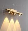 Blake 9W Picture Mirror Light Gold Body Warm White LED Bathroom Vanity Wall Light for Home