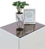 Blanc Bedside Table In White Colour