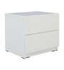 Blanc Bedside Table In White Colour