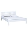 Blanche Solid Wood Queen Size Bed In White Finish