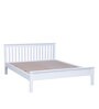 Blanche Solid Wood Queen Size Bed In White Finish