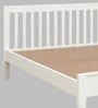 Biarritz Solid Wood King Size Bed in Scratch Resistant White Finish
