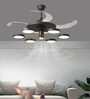Blanco Black Aluminium LED Smart Fan Chandelier