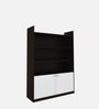 Blane Bookshelf In Wenge and Frosty White Finish