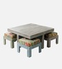 Blane Coffee Table Set In Antique Grey Finish