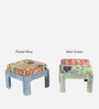 Blane Coffee Table Set In Antique Grey Finish