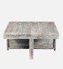Blane Coffee Table Set In Antique Grey Finish