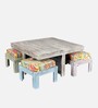 Blane Coffee Table Set In Antique Grey Finish