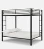 Furnline Blasen Metal Bunk Bed in Black Colour