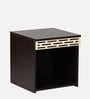 Blaze Bedside Table In Wenge Finish