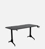 Blaze Writing Table in Black Finish  with Adjustable Height