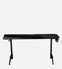 Blaze Writing Table in Black Finish  with Adjustable Height