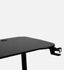Blaze Writing Table in Black Finish  with Adjustable Height